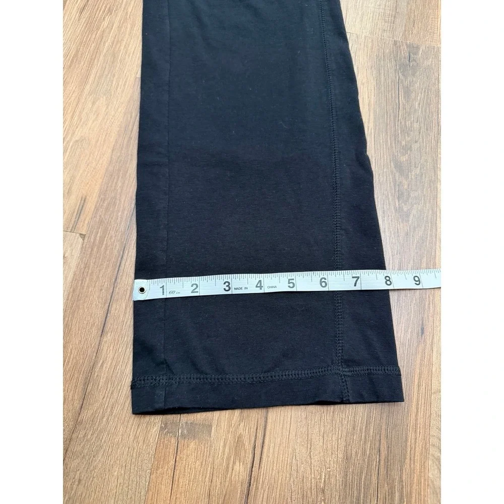 Danskin Black Leggings Women Small 4-6 Athletic Yoga‎ Stretch Pants High Rise